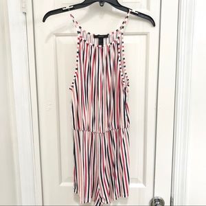 Forever 21 multi colored stripped romper